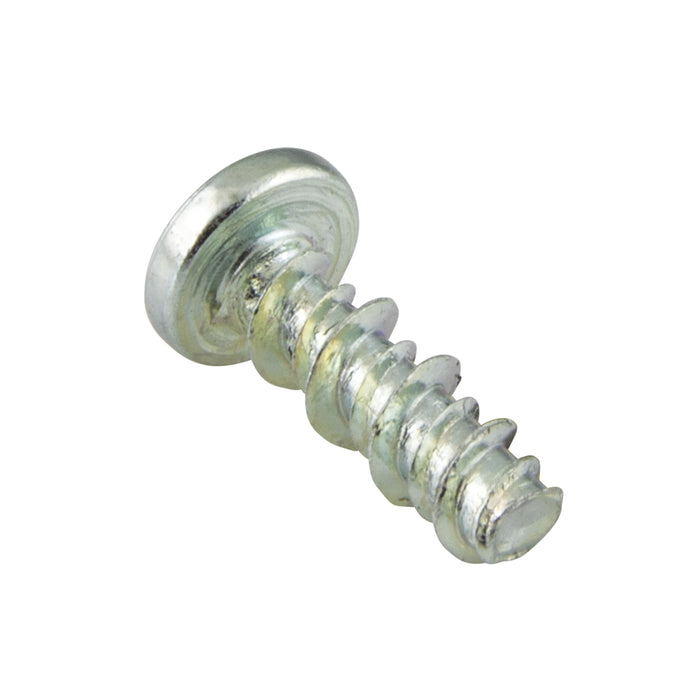 Tapping Screw, Pan Head Phillips Drive, Type B, #2 x 3/16" Length, Low Carbon Steel Trivalent Zinc Plated by Spaenaur Inc.