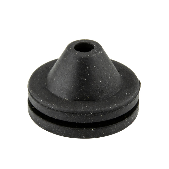 Rubber GRommet Cone Shape 5/8" ID x 1/16" GRoove Width x 55/64" GRoove DIA Sbr Black, 60 Duro by Spaenaur Inc.