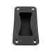 Recess GRab Handle for Inside Release 133mm LG x 60mm Wd Moulded, Black by Spaenaur Inc.