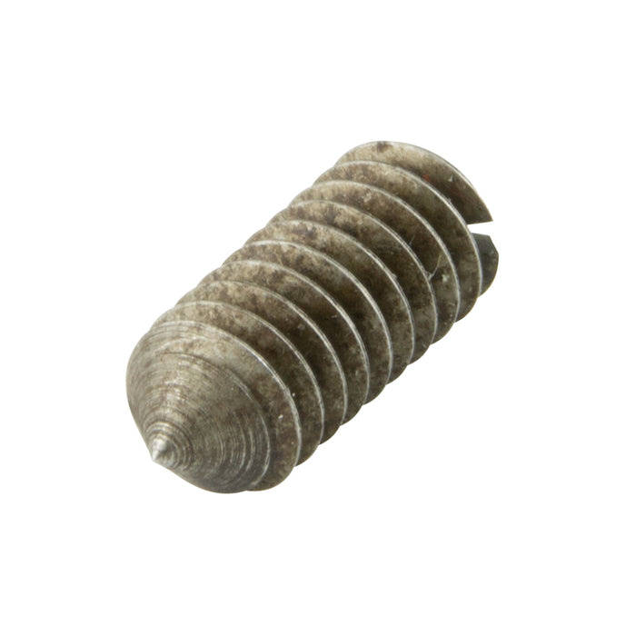 Headless Slot Set Screw Cone Point #10-24 x 3/16" LG Carbon Steel Plain ANSI B18.6.2-1972(1983) by Spaenaur Inc.