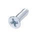 Machine Screw, Flat Head, Phillips Drive, #10-32 UNF x 1" Length, Steel Zinc Plated Trivalent by Spaenaur Inc.