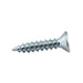 Wood Screw, Flat Head, Square Socket, #14 x 3-1/2" Length, Steel Zinc Plated, ASME/ANSI B18.6.1 by Spaenaur Inc.