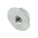 Écrou hexagonal à bride TEChlock Super, 3/8"-16 UNC, diamètre maximal de la bride : 1,093", en acier de nuance F, zingué et ciré, par TechPlus®