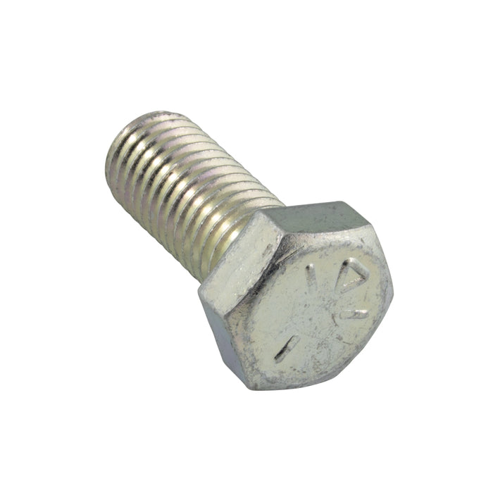 Hex Head Cap Screw, Fully Threaded 1/4"-20 UNC x 2-1/4" LG Grade 5 Steel Zinc Plated ANSI B18.2.1-1965