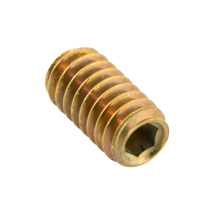 Hex Socket Set Screw, Cup Pt #6-32 UNC x 1/4" LONG Brass ANSI B18.3-1986
