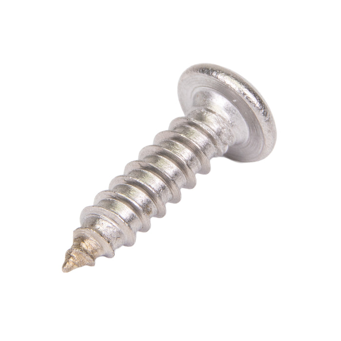 Tamper-Resistant Tapping Screw, Button Head Torx TR10 Drive, #6 x 1-1/2" Length, Stainless Steel 18-8, Type A or Type AB by Torx®