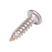 Tamper-Resistant Tapping Screw, Button Head Torx TR10 Drive, #6 x 1-1/2" Length, Stainless Steel 18-8, Type A or Type AB by Torx®