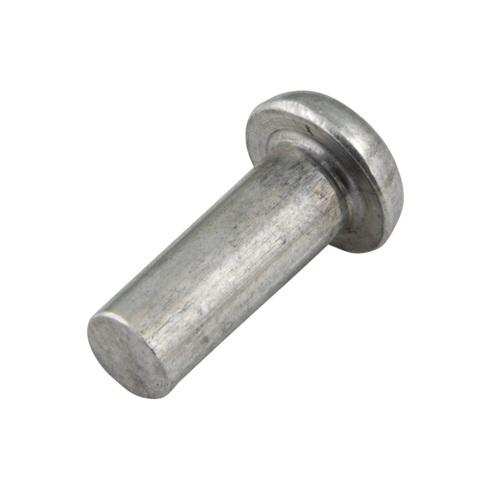 Rivet à tête cylindrique en aluminium massif 1/8 po de diamètre x 3/16 po de longueur Aluminium-1100F ordinaire Conforme aux spécifications de la norme ASME B18.1.1-1972 (R1981) par Spaenaur Inc.