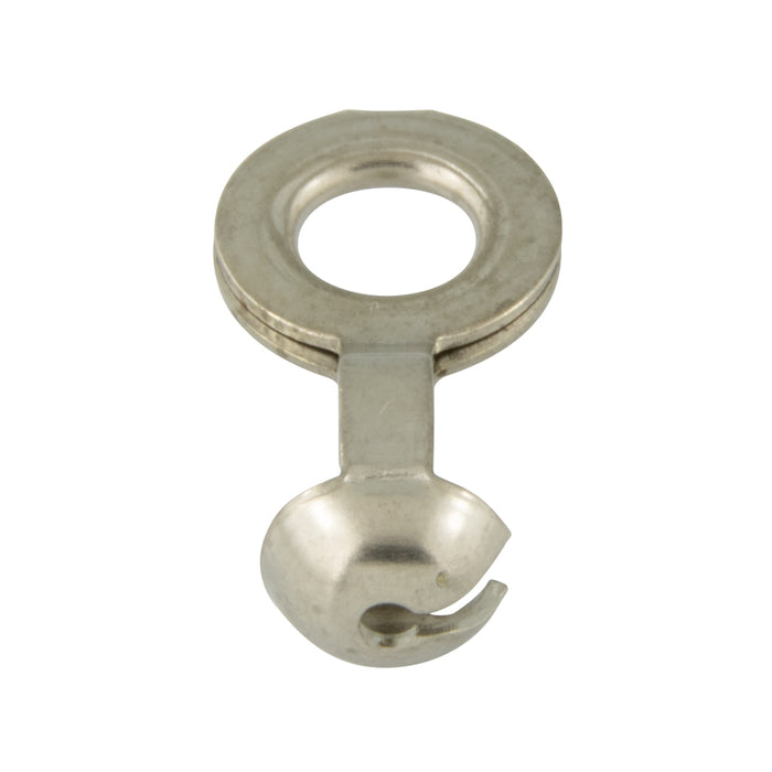 Ball Chain Coupling Type "A" for #3-#6 Chain (.130" Hole DIA.) Brass, Nickel Plated