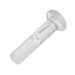 Molded Threaded Plastic Post Unslotted, 7/32" O.D. Barrel #8-32 UNC x 1/4" LG Under Head Cellulose Acetate Butyrat, Clear by Spaenaur Inc.
