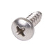 Tapping Screw, Pan Head Phillips Drive, Type B, #10 x 1/2" Length, Stainless Steel by Spaenaur Inc.
