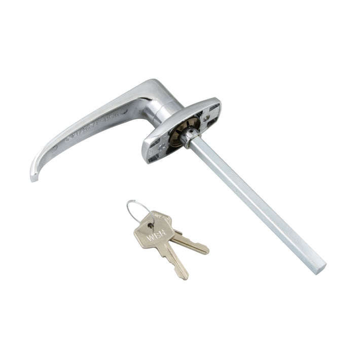 Dummy Fixed L Handle,Non Operating,No Spindle,No Locking Mechanism Die-Cast Chrome Plated by Spaenaur Inc.