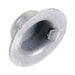 Écrou à pression de type « Pushnut » pour tige de 7/16", rondelle de 7/8" de diamètre x 0,328" de hauteur hors tout, en acier zingué par électrolyse, fabriqué par Spaenaur Inc.
