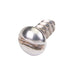 Tapping Screw, Round Head Slotted Drive, Type AB, #8 x 3/8" Length, Stainless Steel by Spaenaur Inc.