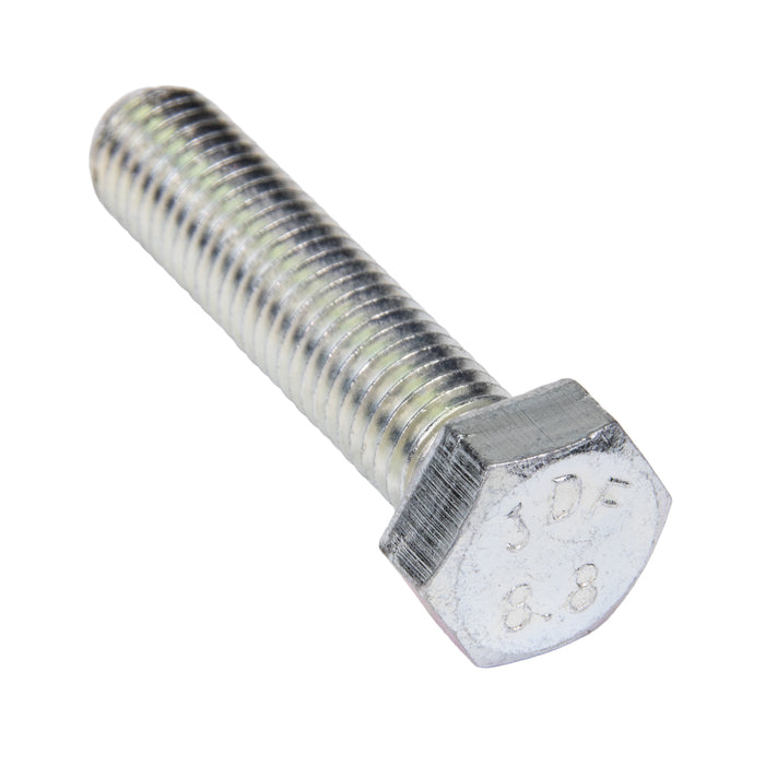 Vis à tête hexagonale, DIN 933 M16 x 2,00 x 20 mm, filetage complet, classe 8.8, acier zingué DIN 933/8.8-ZP M16X20