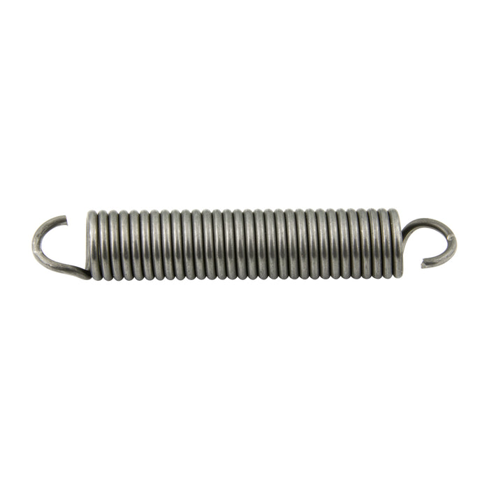 Utility Spring, Extension Type, Hook Centred & Single Loop Centred 5/32" OD, 84"LGTH O/A, 0.035"GA. MB Hrd Drawn Sprng Steel Wire Plain by Spaenaur Inc.