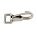 Spring Snap, Loop Eye 1/2" Eye, 1 5/8" Oal, .177" Snap Opening Die Cast, Nickel Plated by Spaenaur Inc.