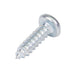 Tapping Screw, Pan Head Socket/Slot Drive, Type AB, #6 x 1/2" Length, Steel Zinc Plated by Spaenaur Inc.