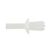 Nylon Drive Rivet Round Head .218" DIA x .450" LGTH x .093"/.350" Grip Nylon 6/6 Natural by Spaenaur Inc.