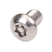 Machine Screw, Button Head, Torx Drive, M6 x 1.00 mm UNC x 10 mm Length, Stainless Steel by Spaenaur Inc.