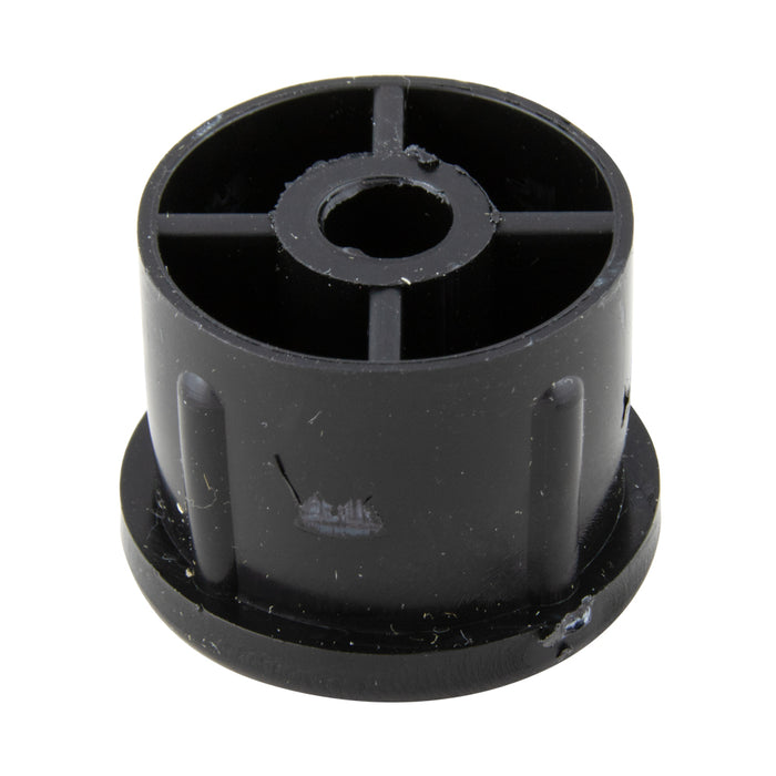 Plug Glide for 16/18 GA. Round Tube 3/4" x 5/16"-18 Polyethylene Black by Spaenaur Inc.