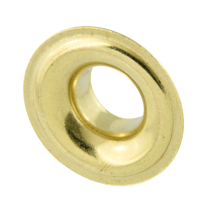 Brass Sheet Metal Grommet 1/4" Hole Dia., Size #0 Brass Plain (Component Of SN#7345) by Spaenaur Inc.