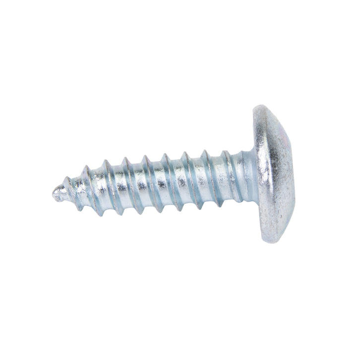 Tapping Screw, Truss Head Square Socket Drive, Type AB, #6 x 1/2" Length, Low Carbon Steel Trivalent Zinc Plated by Spaenaur Inc.