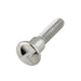 One Way Slot Shoulder Screw #10-24 UNC x 1 5/16" LONG Brass, Chrome Plated by Spaenaur Inc.