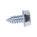 Tapping Screw, Indented Hex Washer Head Unslotted Drive, Type AB, 5/16" x 5/8" Length, Low Carbon Steel Zinc Plated Trivalent Chromate by Spaenaur Inc.