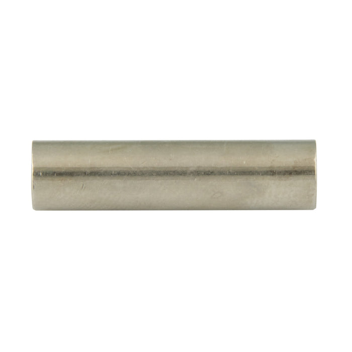 Entretoise, ronde, taraudée, sans soudure, filetée #4-40 UNC, diamètre extérieur 3/16 po x longueur 1/2 po, en laiton (usinée à partir d'une tige en laiton), nickelée