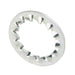 Rondelle frein à denture interne, M10 en acier au carbone traité thermiquement et zingué, DIN 6798J/ST-ZP M10 par Spaenaur Inc.