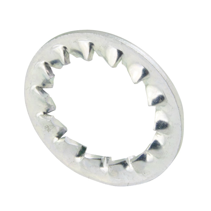 Rondelle frein à denture interne, M2 en acier au carbone traité thermiquement, zinguée PLTD DIN 6798J/ST-ZP M2 par Spaenaur Inc.