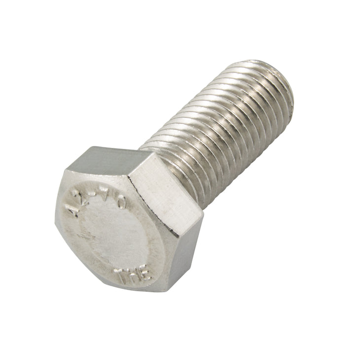 Vis à tête hexagonale DIN 933 M16 x 2,00 x 100 mm LG, filetage complet, acier inoxydable A2 DIN 933/A2 M16X100, fabriquée par Spaenaur Inc.