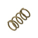 Utility Spring, Compression Type, Squared or Closed Ends,total Coil 5 0.480"OD, 1"L O/A, 0.055"Gauge Wire 302 Stainless Steel Not Plated by Spaenaur Inc.