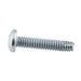Steel Thread Cutting Screw, Pan Phillips Head, Type 1 #8-32 UNC x 1/2" LONG Low Carb Steel, Case Hardened Trivalent Zinc Plated ANSI B18.6.4-1981 by Spaenaur Inc.