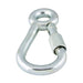 Mousqueton avec vis de sécurité 100 mm LG x 10 mm DIA Fil 10 mm Ouverture par encliquetage Acier forgé Zingué par Spaenaur Inc.