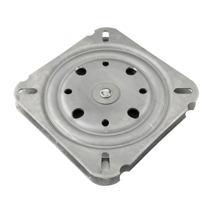 Revolving Swivel Plate W/60 Bearings, 10 1/4" Square x 7 61/64" Holes Center to Center Steel by Spaenaur Inc.