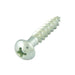 Wood Screw, Round Head, Phillips, #8 x 2" Length, Steel Zinc Plated, ASME/ANSI B18.6.1 by Spaenaur Inc.