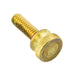 Thumb Screw, Knurled #10-24 UNC x 1" Brass Plain by Spaenaur Inc.