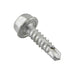 Self-Drilling Screw, Indented Hex Washer Head, #10-16 x 5/8" Length, Stainless Steel 410 by Spaenaur Inc.
