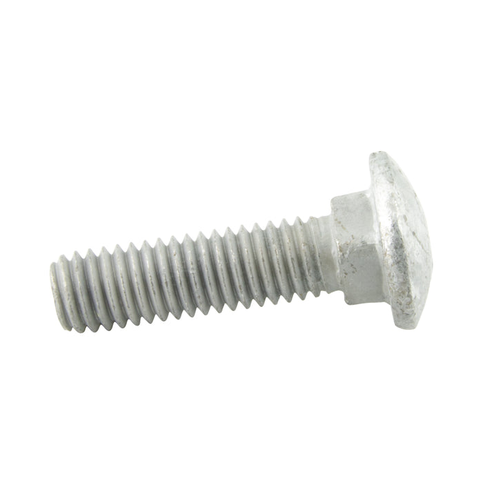Carriage Bolt, Round HD Square Neck 5/8"-11 UNC x 3" LG Full Thread Steel Hot DIP Galvanized Finish ANSI B18.5-1978