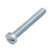 Machine Screw, Cheese Head, Slotted Drive, M5 x 0.80 mm UNC x 8 mm Length, Steel Zinc Plated by Spaenaur Inc.