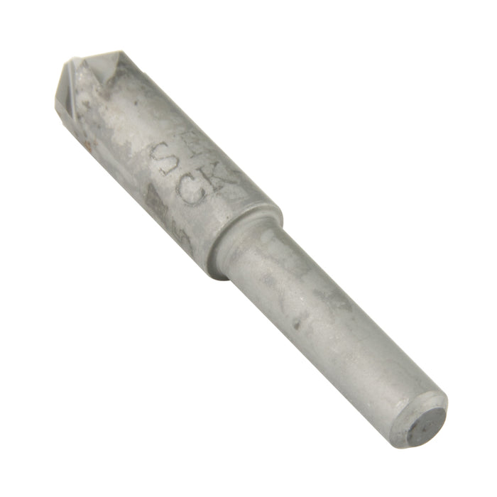 Chatterless Countersink, 6 Flute (120 Degree Countersunk) 3/16" Head DIA x 3/16" Shank DIA High Speed Steel Plain Ck-3/16-60