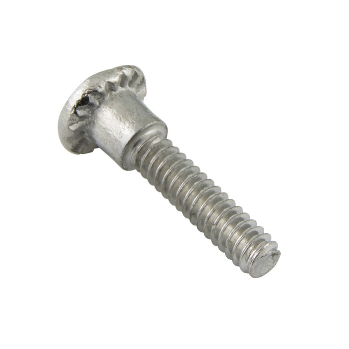 One-Way Slot Shoulder Screw #10-24 UNC x 15/16" LONG Steel, Chrome Plated