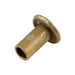 Rivet tubulaire à tête plate sous-coupée 3/16" x 3/8" L (diamètre de tête 23/64") en acier zingué dichromate jaune par Spaenaur Inc.