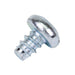 Tapping Screw, Pan Head Socket/Slot Drive, Type B, #8 x 1/4" Length, Low Carbon Steel Trivalent Zinc Plated by Spaenaur Inc.