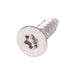 Tapping Screw, Flat Head Torx TR30 Drive, #14 x 5/8" Length, Stainless Steel by Torx®