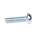 Machine Screw, Round Head, Square Socket Drive, #8-32 UNC x 3/8" Length, Steel Zinc Plated Trivalent by Spaenaur Inc.