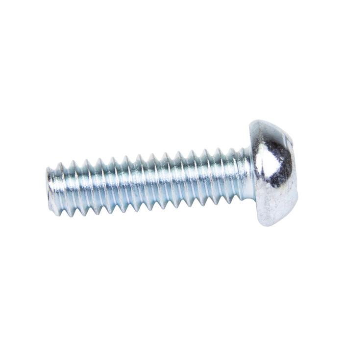 Machine Screw, Round Head, Square Socket Drive, #10-24 UNC x 1-3/4" Length, Steel Zinc Plated Trivalent by Spaenaur Inc.