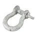 Manille d'ancrage à vis 3/16 po de diamètre, acier C-1035, galvanisée à chaud par Spaenaur Inc.